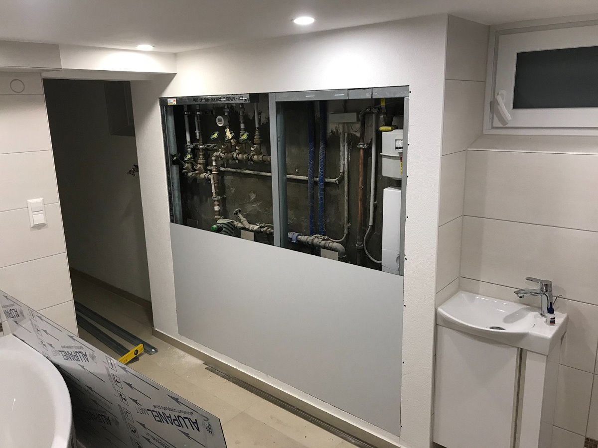 Sanitärarbeiten im Badezimmer