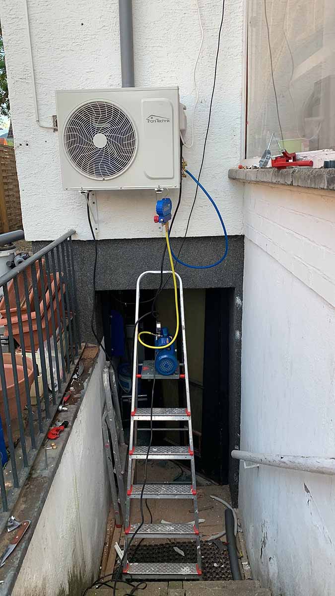 Einbau einer Klimanalage